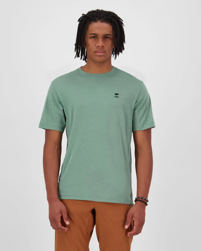 Mons Royale Mens Tarn Merino T-Shirt Logo
