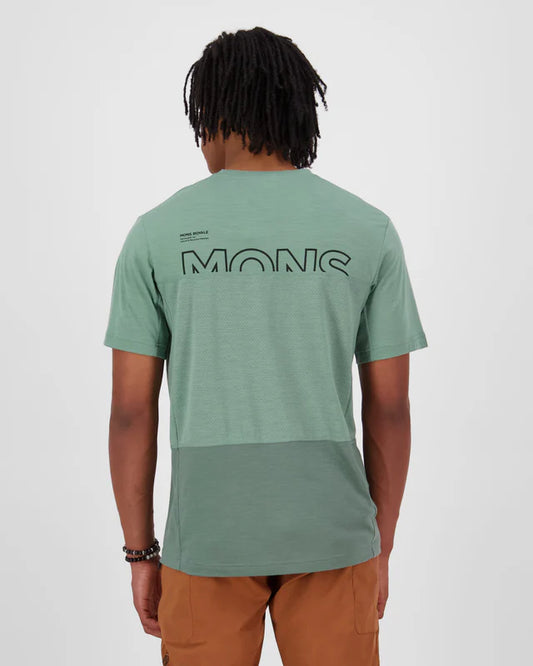 Mons Royale Mens Tarn Merino T-Shirt Logo