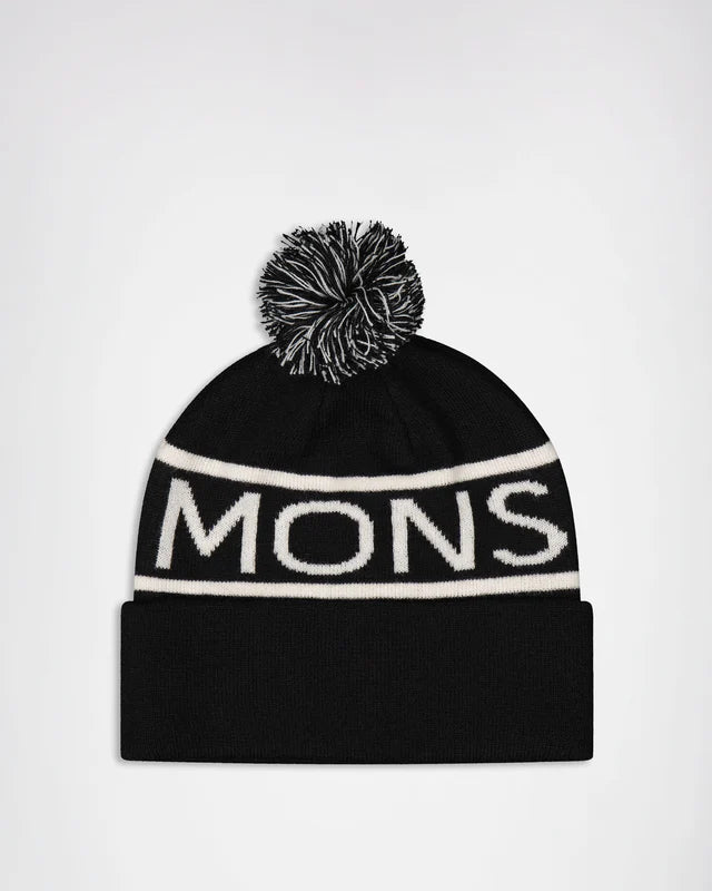 Mons Royale Unisex McCloud Pom Pom Beanie Logo
