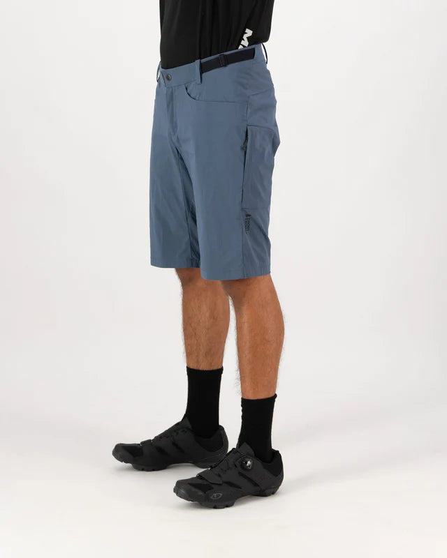 Mons Royale Mens Diversion Merino Trail Shorts Vert Lock Up