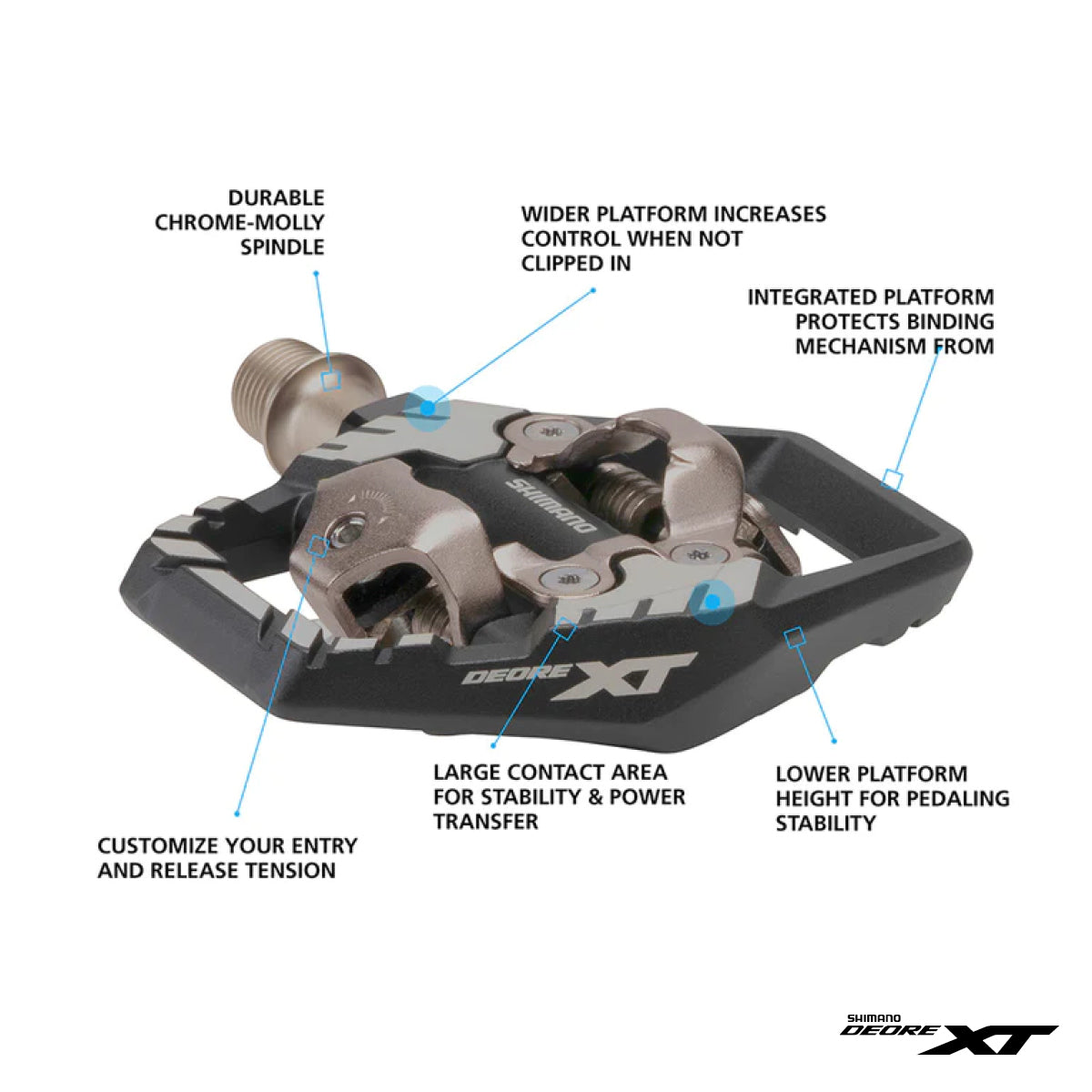 XT Trail Pedals PD-M8120