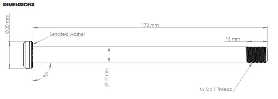 Burgtec Santa Cruz Rear Axle