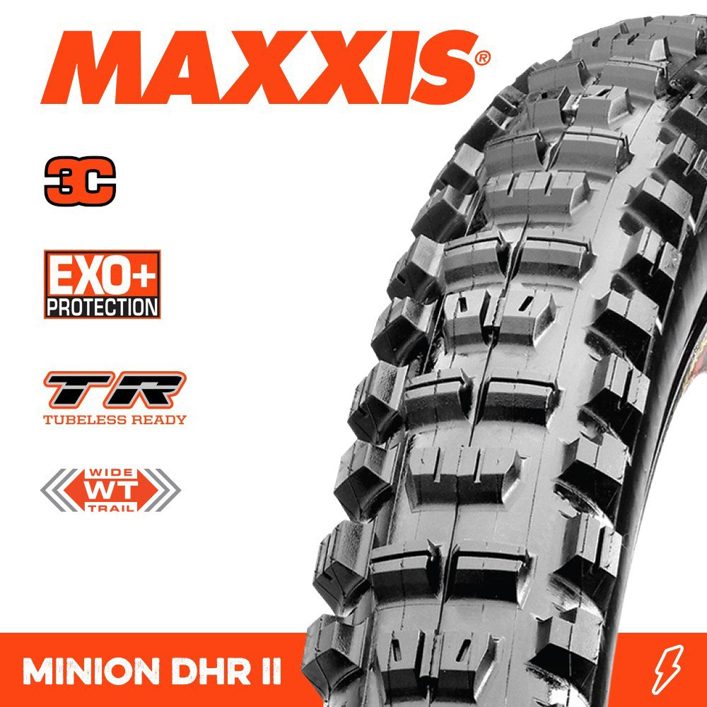 Minion DHR II 29 X 2.40 WT 3C Grip EXO+ TR Fold 60TPI E-25