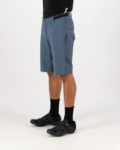 Mons Royale Mens Diversion Merino Trail Shorts Vert Lock Up