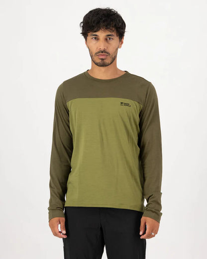 Mons Royale Mens Diversion Bike Jersey Long Sleeve ALU