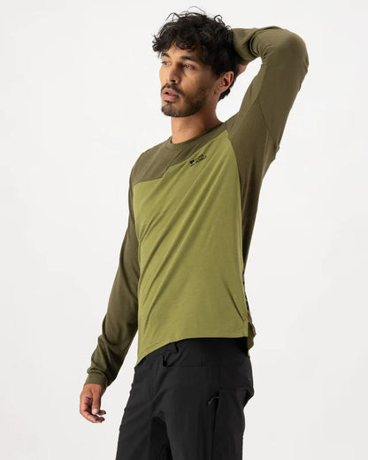 Mons Royale Mens Diversion Bike Jersey Long Sleeve ALU