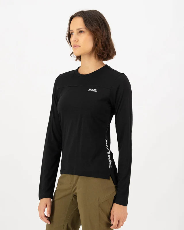 Mons Royale Womens Diversion Bike Jersey Long Sleeve ALU