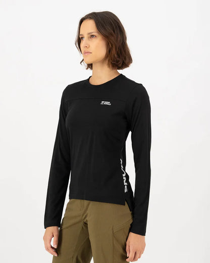 Mons Royale Womens Diversion Bike Jersey Long Sleeve ALU