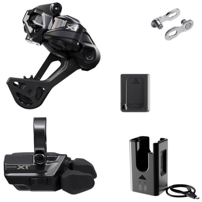 Shimano GP-M8250 Di2 Drivetrain Kit XT RD-M8250-SGS BT-DN320 EC-DN100 SW-M8250IR I-Spec EV