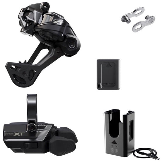 Shimano GP-M8250 Di2 Drivetrain Kit XT RD-M8250-SGS BT-DN320 EC-DN100 SW-M8250IR I-Spec EV