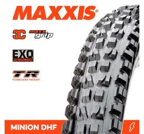 Minion DHF 27.5 X 2.50 WT 3C MaxxGrip EXO TR Fold 60TPI E-25
