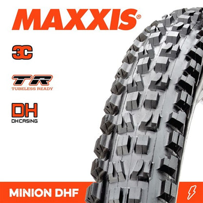 Minion DHF 27.5 X 2.50 WT DH 3C MaxxGrip TR Fold 60X2TPI E-25