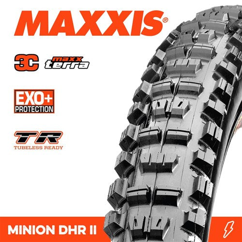 Minion DHR II 29 X 2.40 WT 3C MaxxTerra EXO+ TR Fold 60TPI E-25