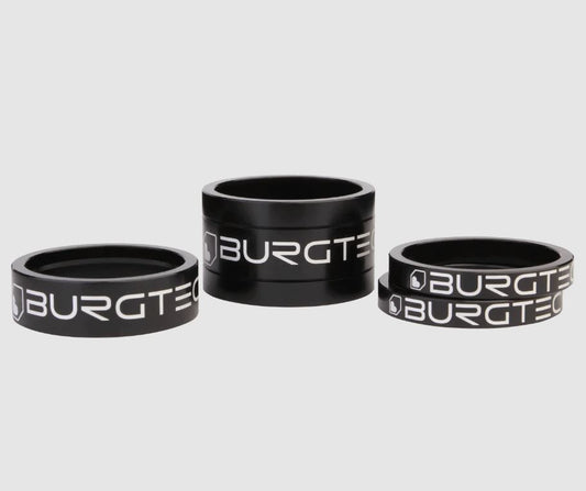Burgtec Stem Spacer Kit Black 5mmx2 10mm 20mm