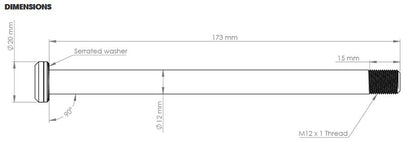 Burgtec Santa Cruz Rear Axle
