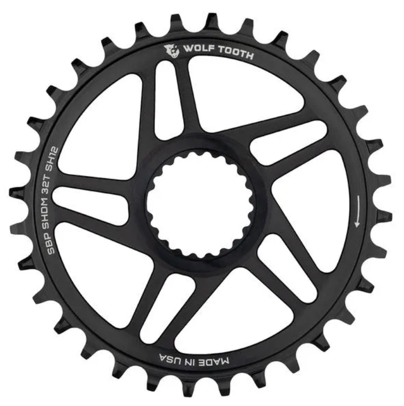 Wolf Tooth Drop Stop Chainring Shimano D/M Boost SH12