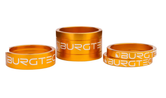 Burgtec Stem Spacer Kit Gold 5mmx2 10mm 20mm