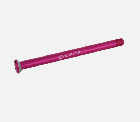 Burgtec Specialised Rear Axle 12 x 172mm M12x1.0 Toxic Barbie Pink