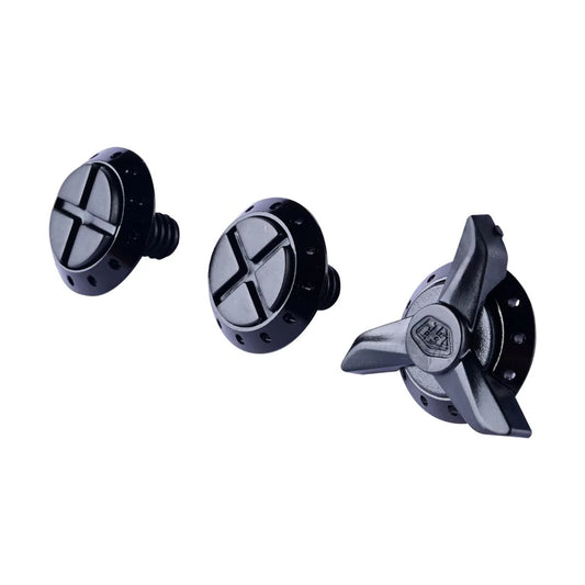 TLD D4/Stage visor Screw Set Black 3 pack