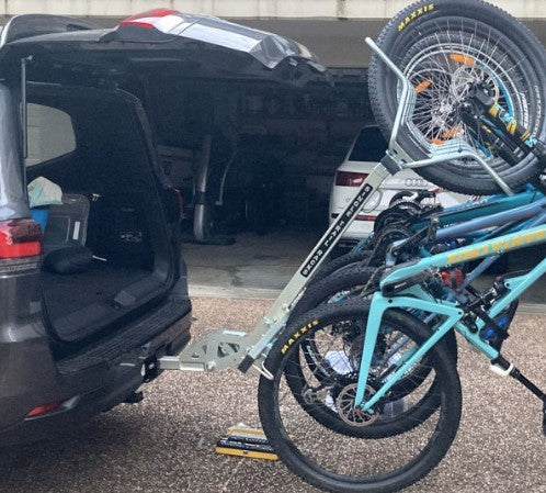 Single Trail 5 Bike EZ RFS Rack Textured Black Powder Coat