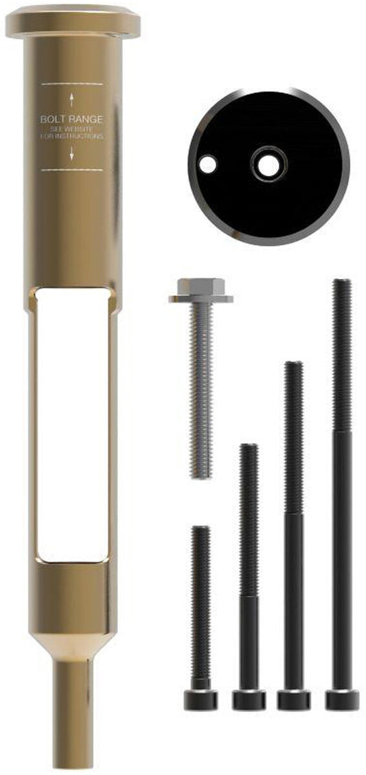 OneUp EDC Threadless Carrier Gold