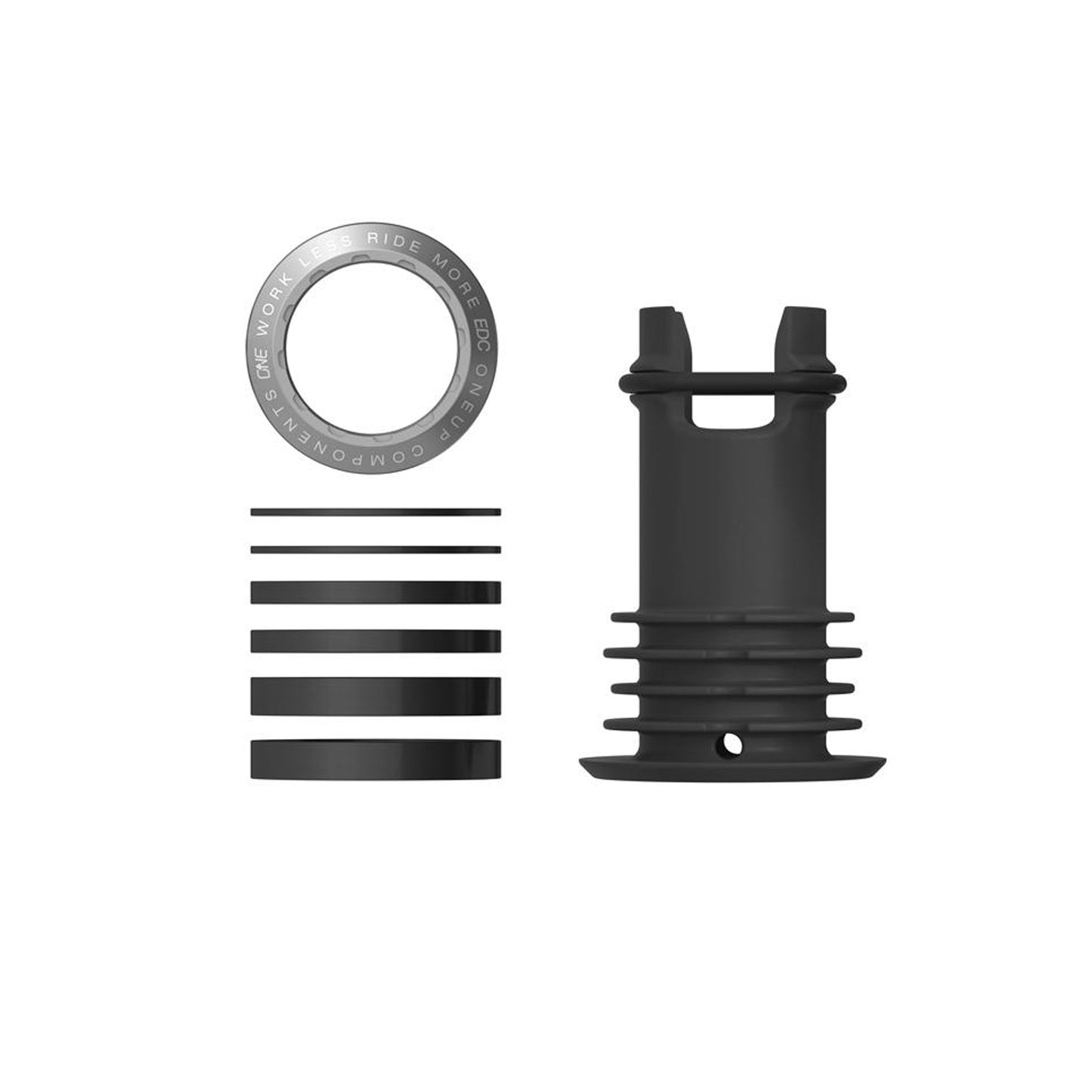OneUp EDC Top Cap Silver